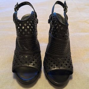 Boss black heeled shoes